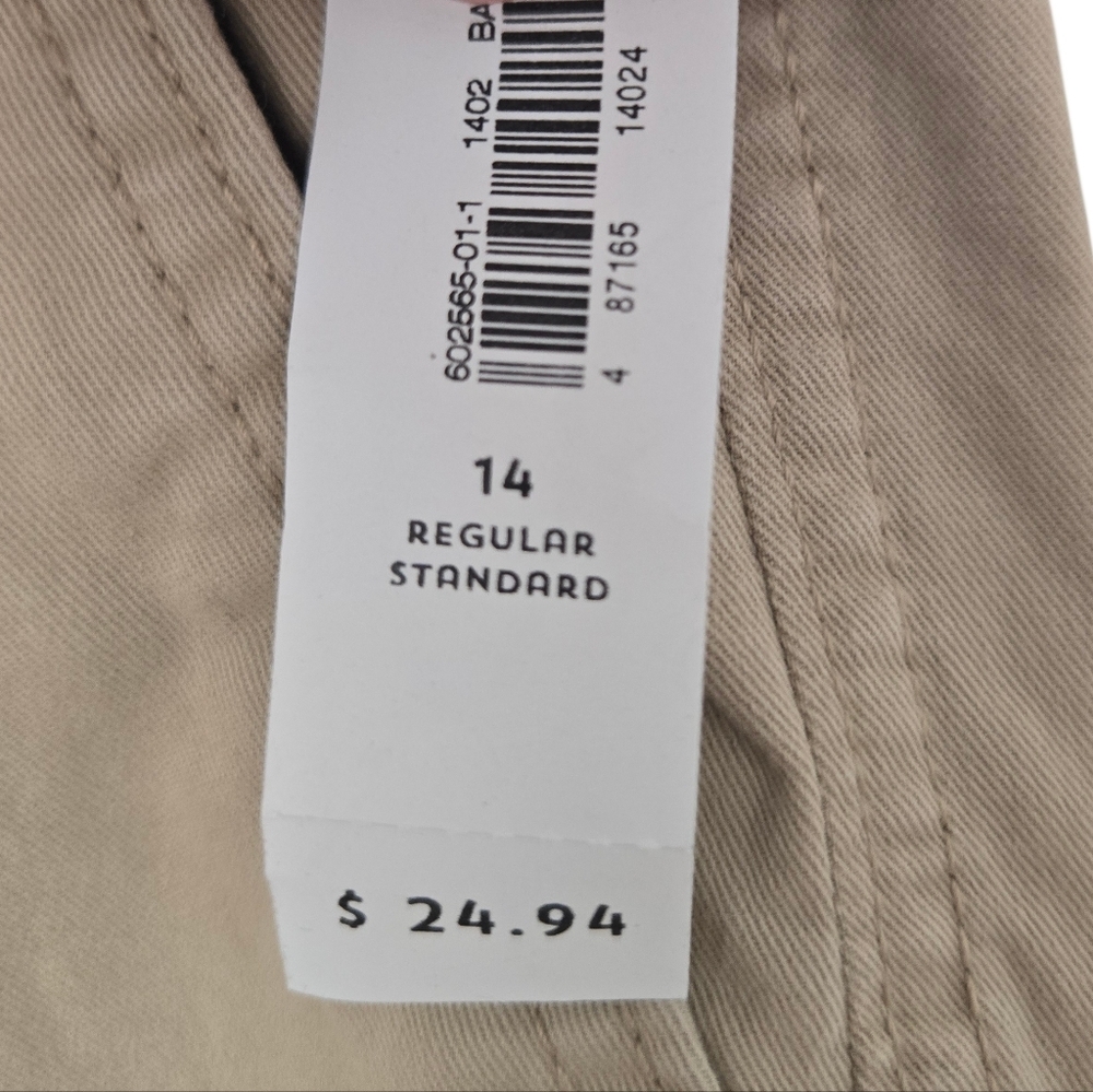 NWT Old Navy Tan Straight-Leg Pants Size 14 - Picture 3 of 6